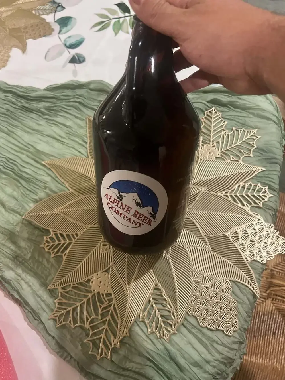 Alpine Beer Company 64 Ounce Amber Glass Growler